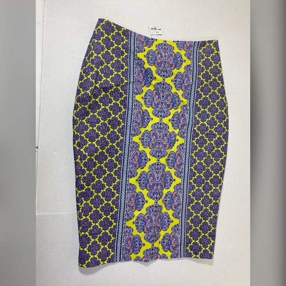 The limited pencil skirt medallion green blue - Picture 4 of 8